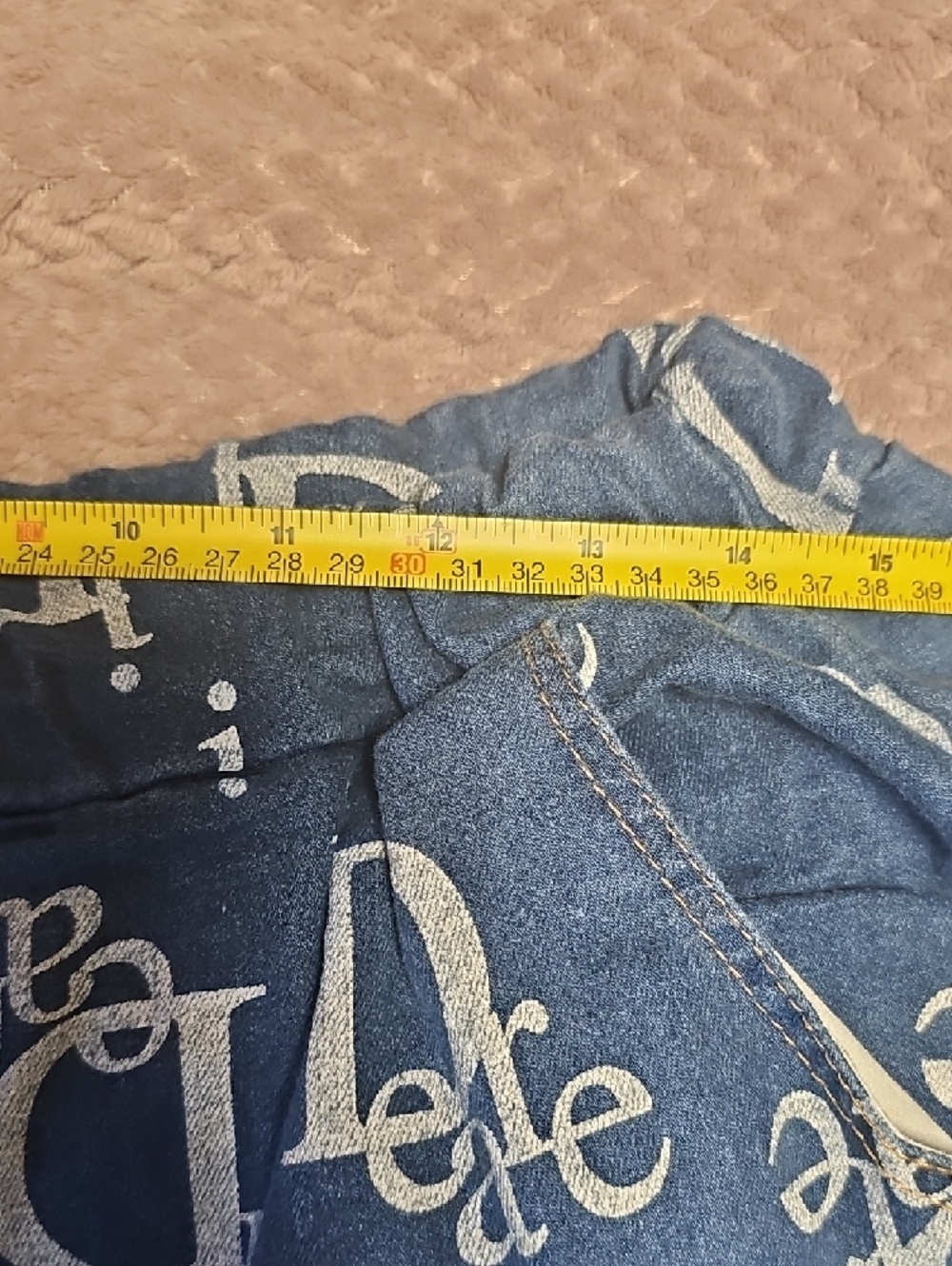 Blue Logo-Print Drawstring Jumpsuit - Picture 5 of 6
